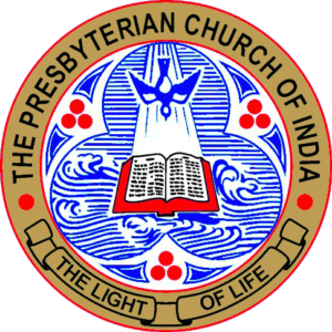 Presbyterian Church of India logo - the light of life